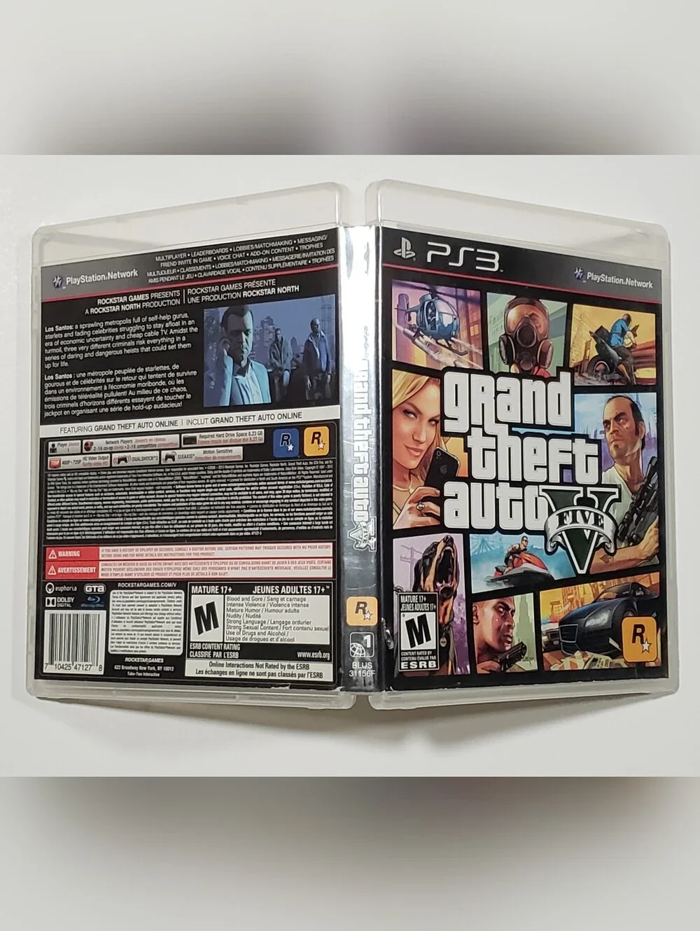 Grand Theft Auto V GTA 5 PS3 Complete CIB Map Manual Tested PlayStation 3 - Picture 3 of 15